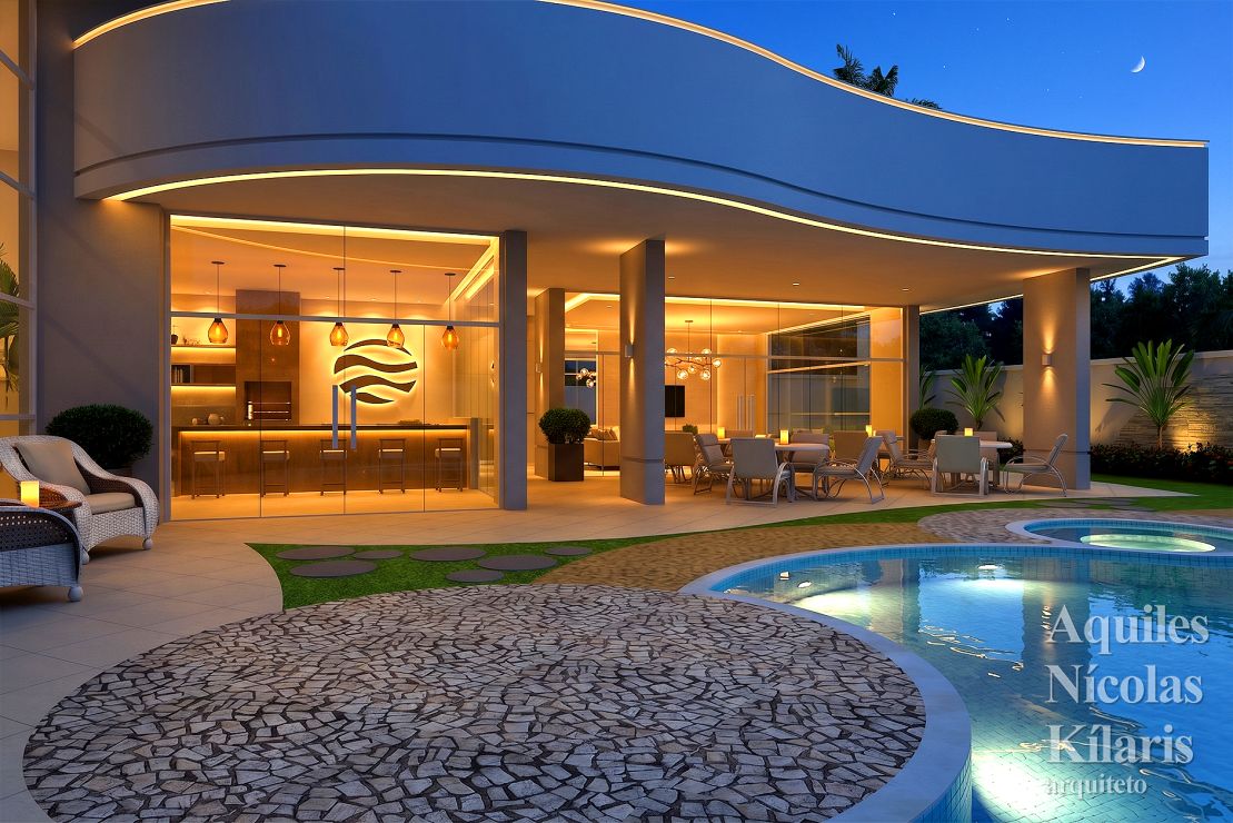Arquiteto - Aquiles NÃ­colas KÃ­laris - Residential Projects - Projeto Caldas Novas - GO