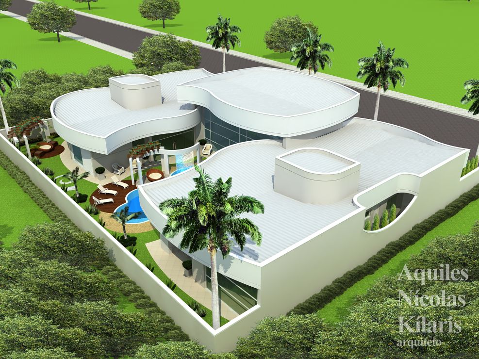 Arquiteto - Aquiles Nícolas Kílaris - Projetos Residenciais - Projeto Caldas Novas - GO