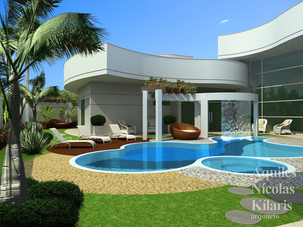 Arquiteto - Aquiles Nícolas Kílaris - Projetos Residenciais - Projeto Caldas Novas - GO