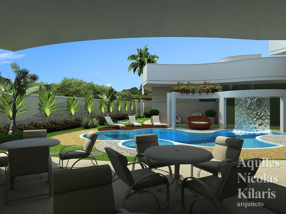 Arquiteto - Aquiles Nícolas Kílaris - Projetos Residenciais - Projeto Caldas Novas - GO