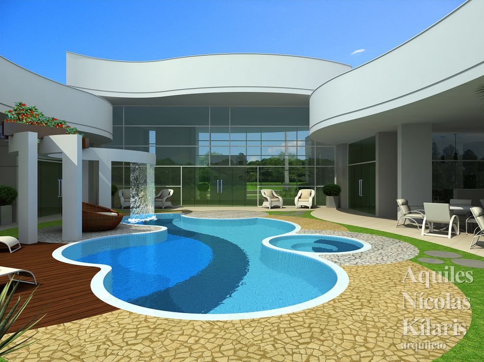 Arquiteto - Aquiles Nícolas Kílaris - Projetos Residenciais - Projeto Caldas Novas - GO