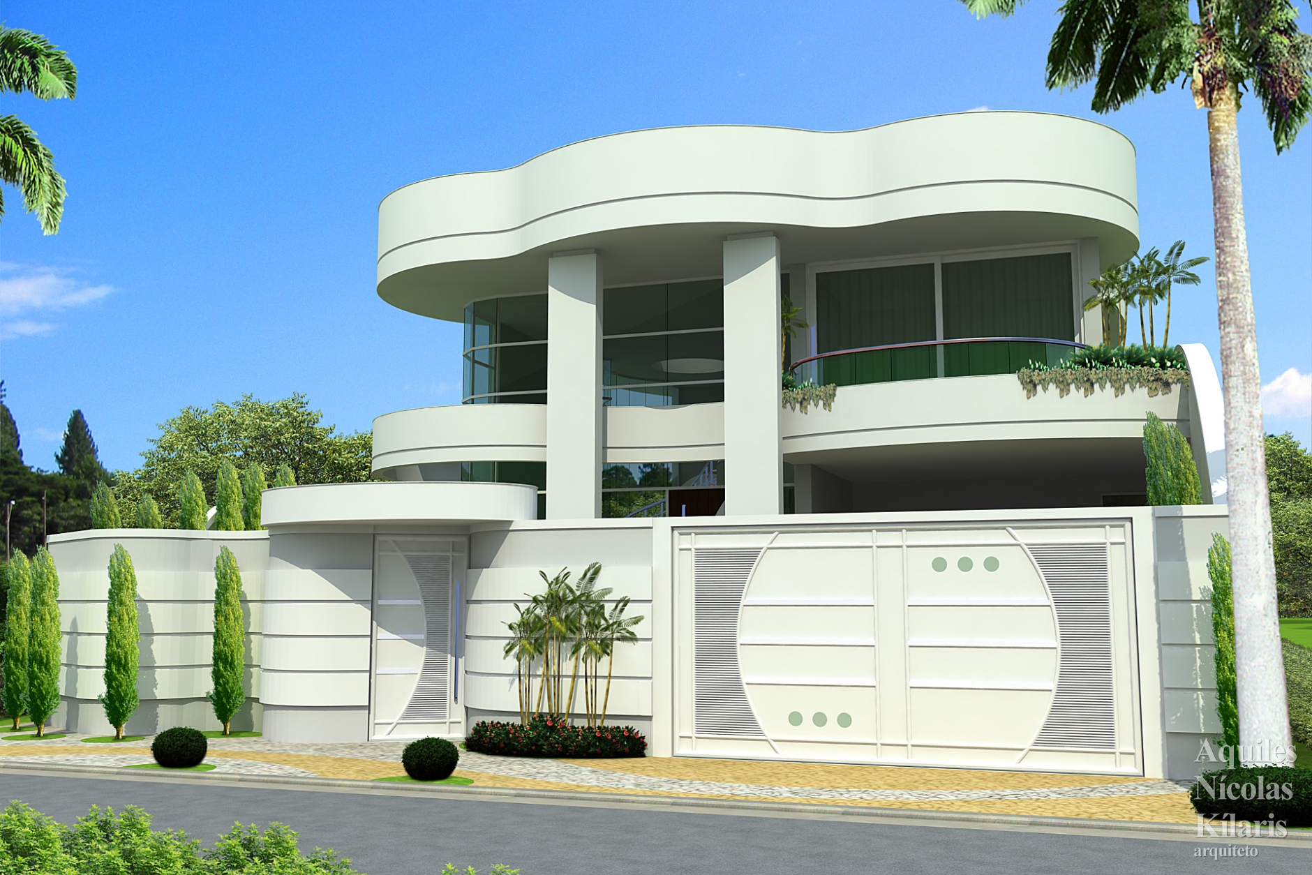 Arquiteto - Aquiles NÃ­colas KÃ­laris - Residential Projects - Projeto Goiania - GO