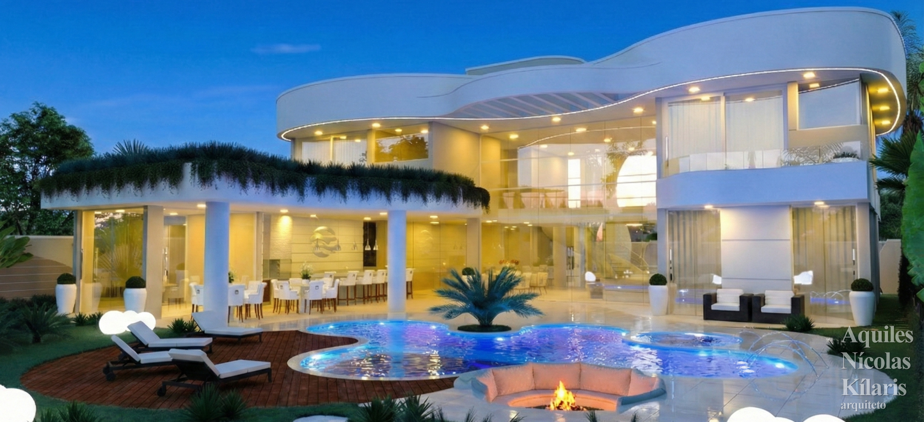 Arquiteto - Aquiles NÃ­colas KÃ­laris - Residential Projects - Projeto Goias