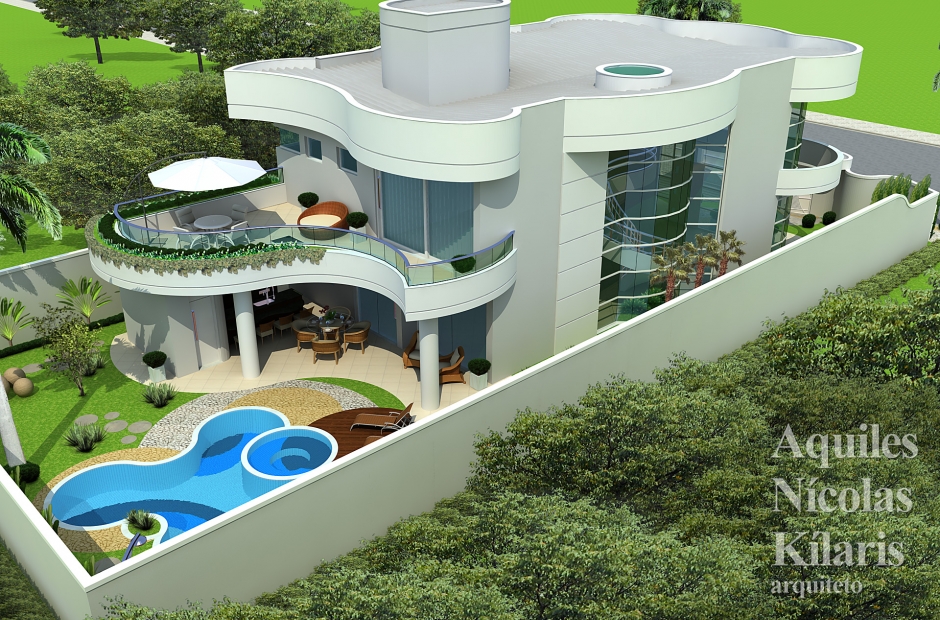 Arquiteto - Aquiles NÃ­colas KÃ­laris - Residential Projects - Projeto Goiania - GO