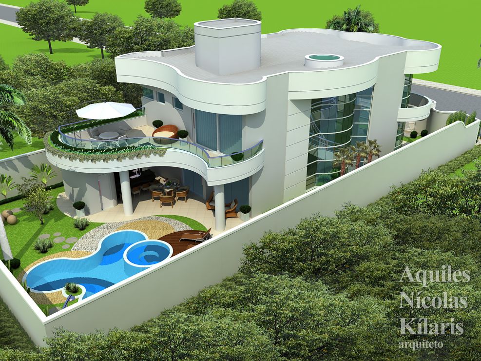 Arquiteto - Aquiles NÃ­colas KÃ­laris - Residential Projects - Projeto Goiania - GO