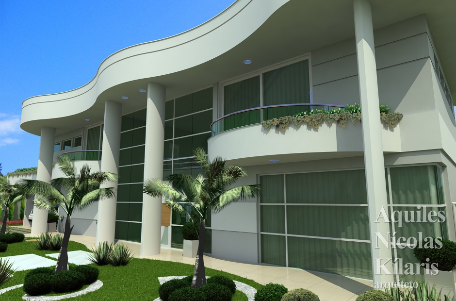 Arquiteto - Aquiles NÃ­colas KÃ­laris - Projetos Residenciais - Projeto S Luis de Montes Belos - GO