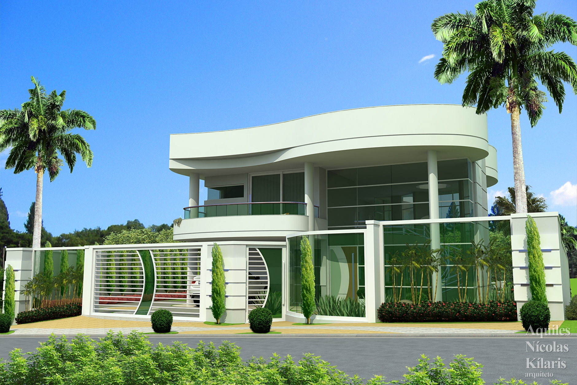 Arquiteto - Aquiles NÃ­colas KÃ­laris - Residential Projects - Projeto Belo Horizonte - MG