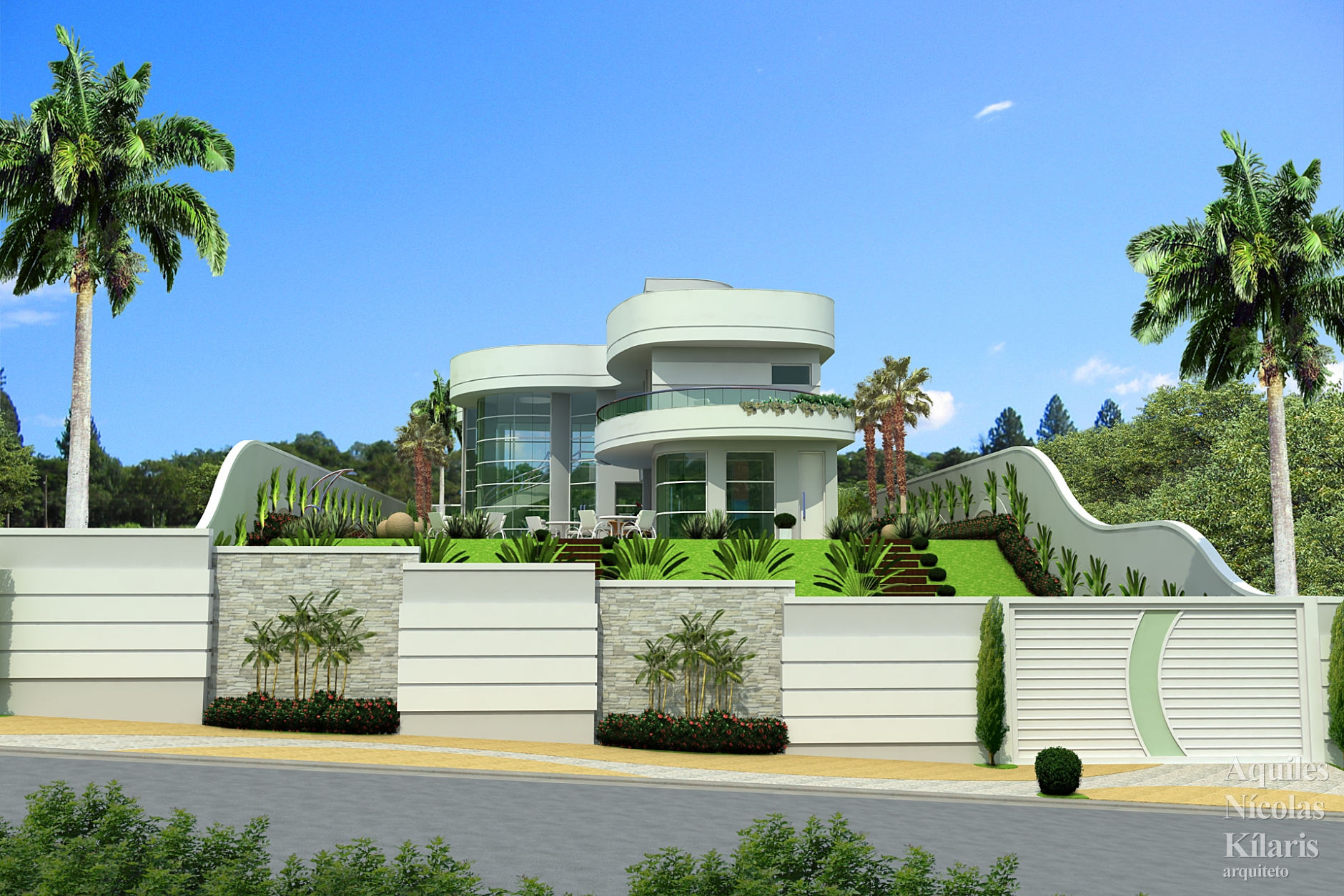 Arquiteto - Aquiles NÃ­colas KÃ­laris - Residential Projects - Projeto Belo Horizonte - MG