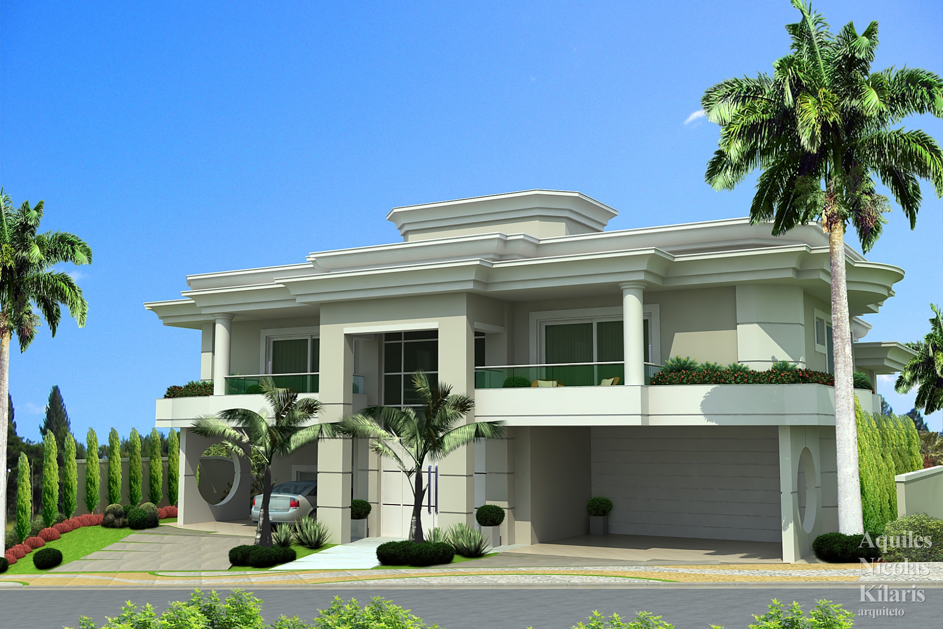 Arquiteto - Aquiles NÃ­colas KÃ­laris - Residential Projects - Projeto SÃ£o JoÃ£o Del Rei - MG