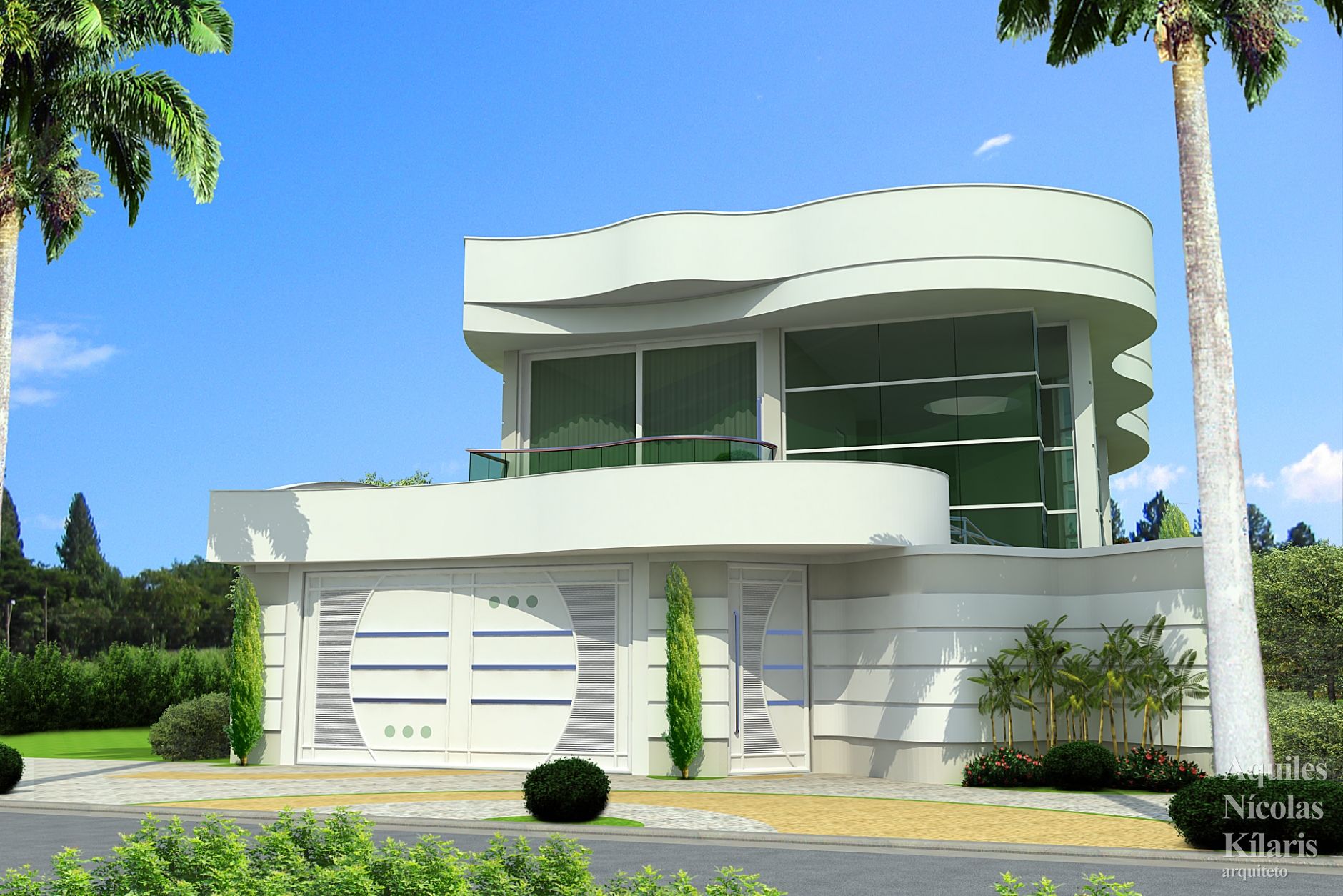 Arquiteto - Aquiles NÃ­colas KÃ­laris - Projetos Residenciais - Projeto Ipanema - MG