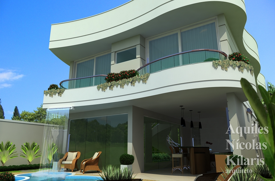 Arquiteto - Aquiles NÃ­colas KÃ­laris - Projetos Residenciais - Projeto Ipanema - MG