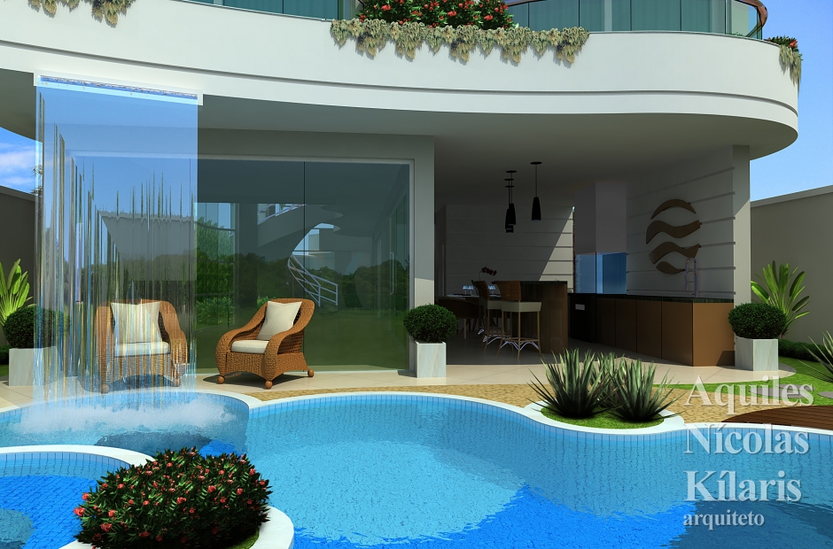 Arquiteto - Aquiles NÃ­colas KÃ­laris - Projetos Residenciais - Projeto Ipanema - MG