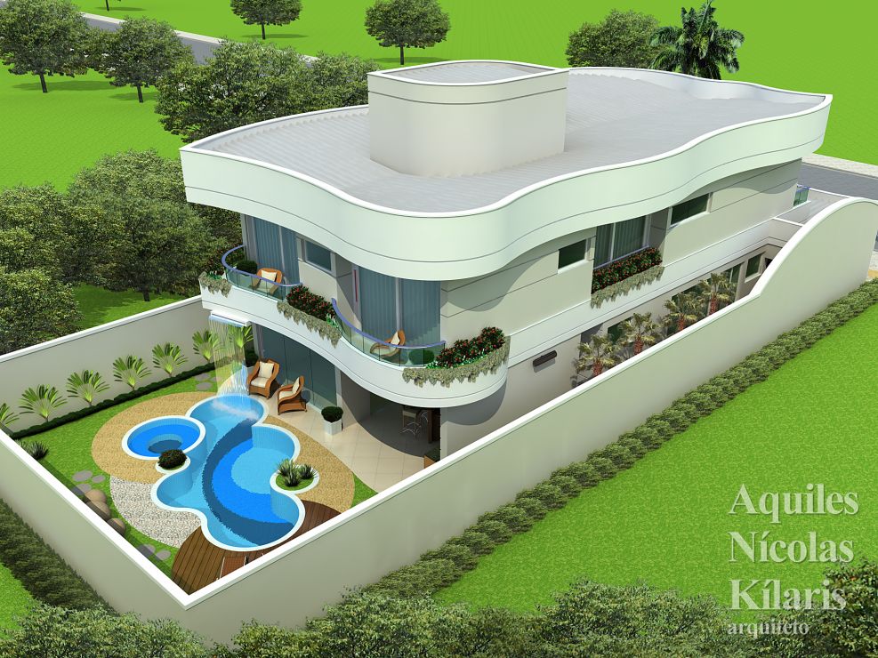 Arquiteto - Aquiles NÃ­colas KÃ­laris - Projetos Residenciais - Projeto Ipanema - MG