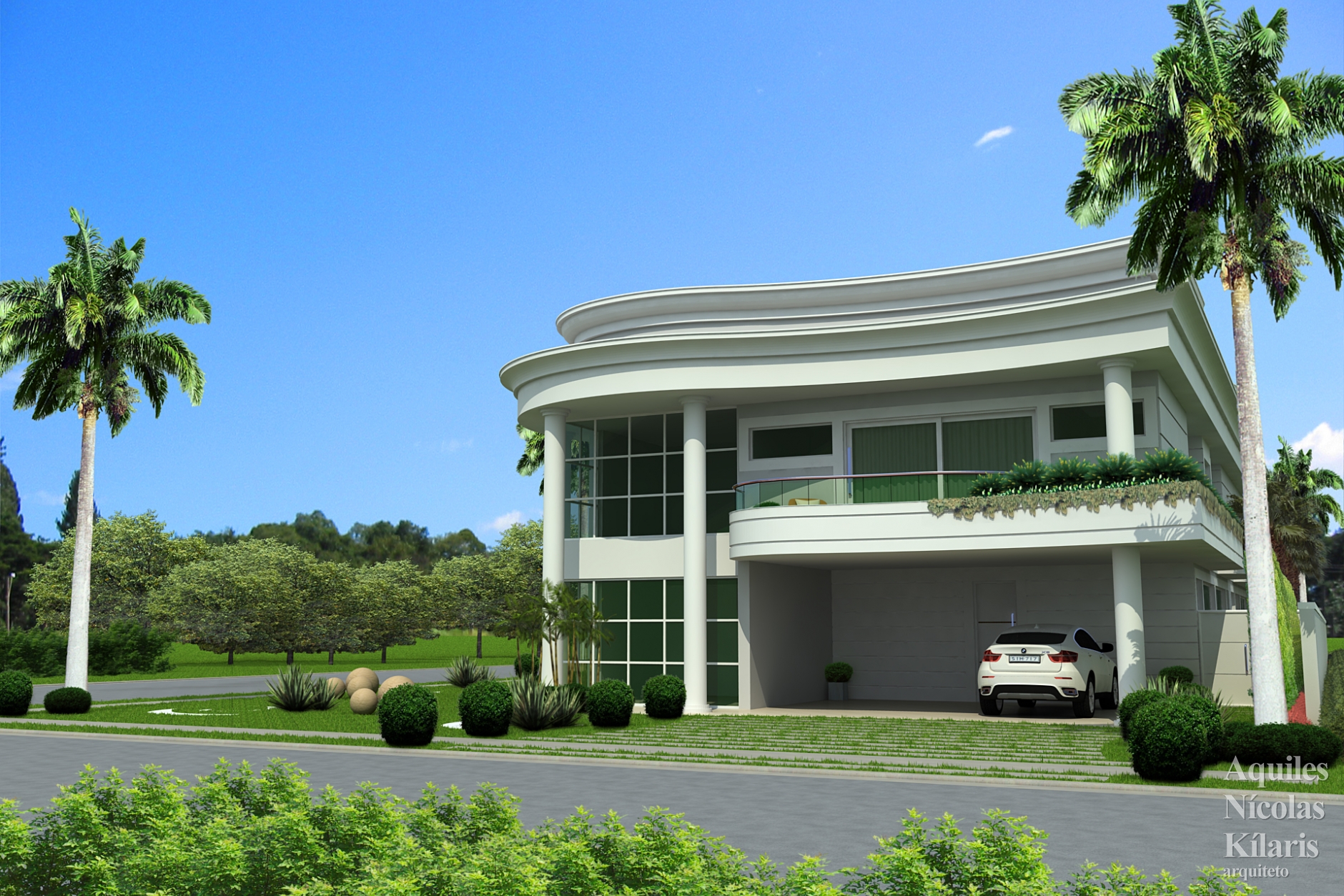 Arquiteto - Aquiles NÃ­colas KÃ­laris - Residential Projects - Projeto Lagoa Santa - MG