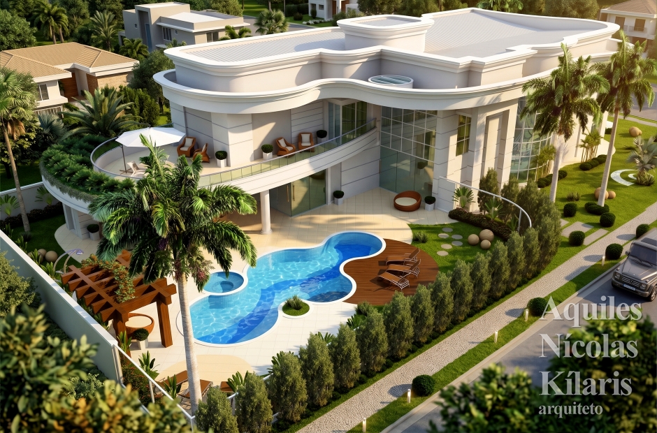 Arquiteto - Aquiles NÃ­colas KÃ­laris - Residential Projects - Projeto Lagoa Santa - MG