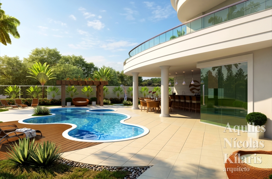 Arquiteto - Aquiles NÃ­colas KÃ­laris - Residential Projects - Projeto Lagoa Santa - MG