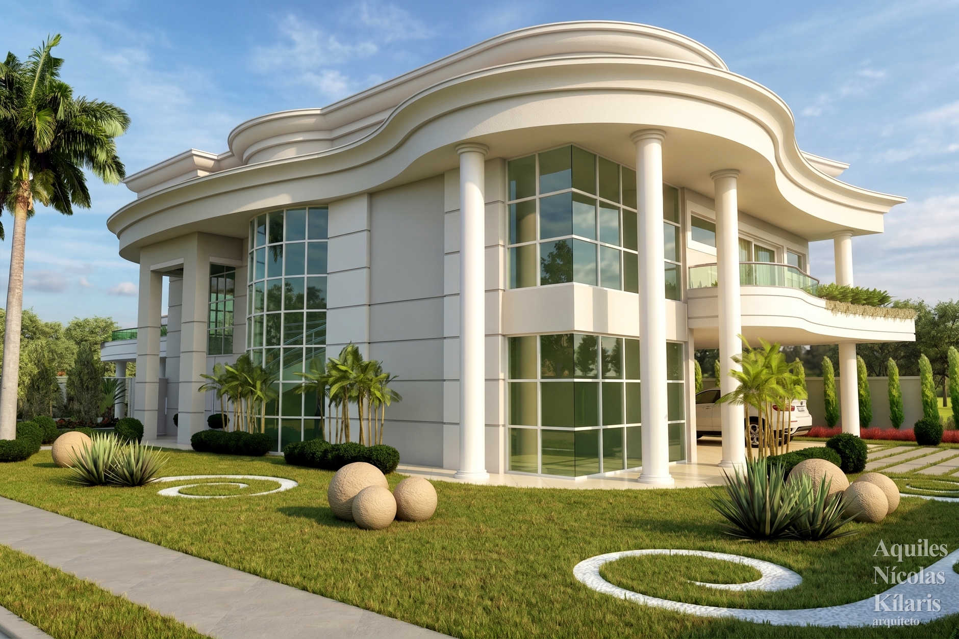 Arquiteto - Aquiles NÃ­colas KÃ­laris - Residential Projects - Projeto Lagoa Santa - MG