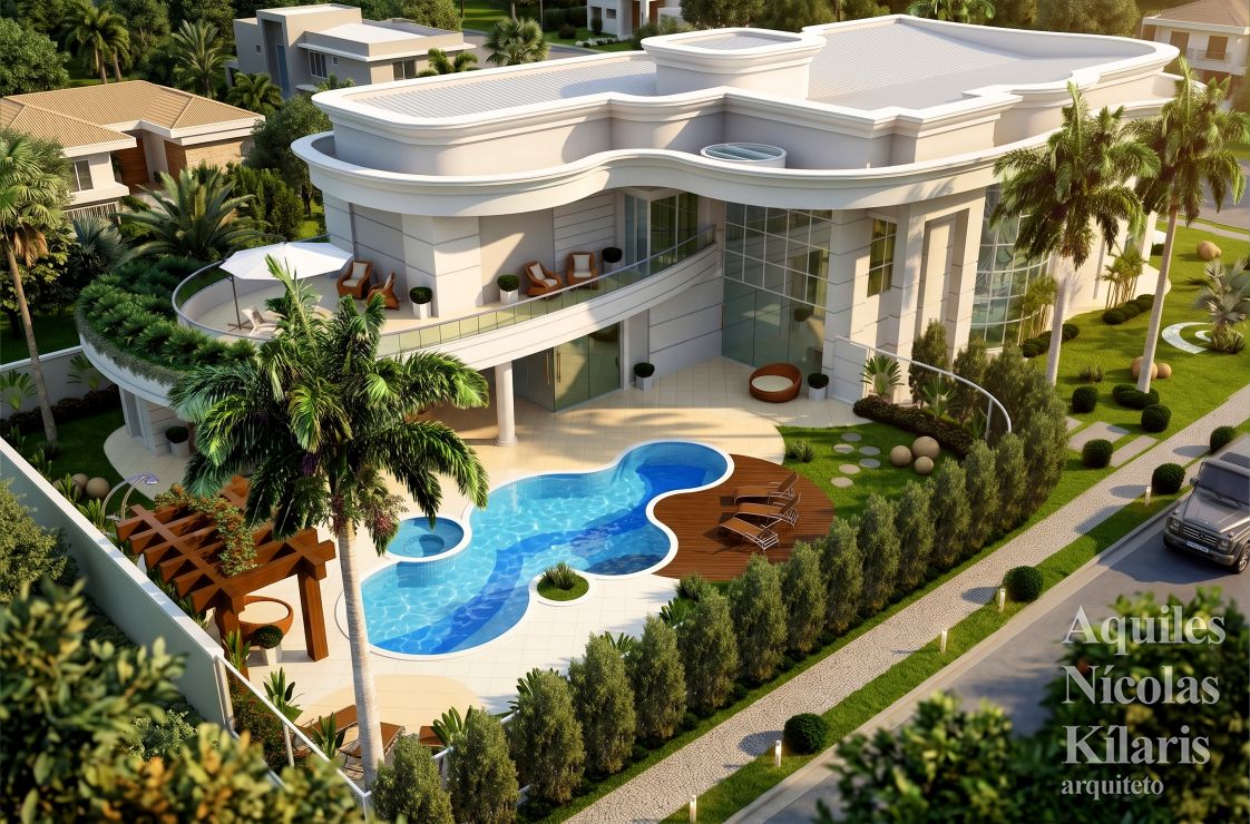 Arquiteto - Aquiles NÃ­colas KÃ­laris - Residential Projects - Projeto Lagoa Santa - MG