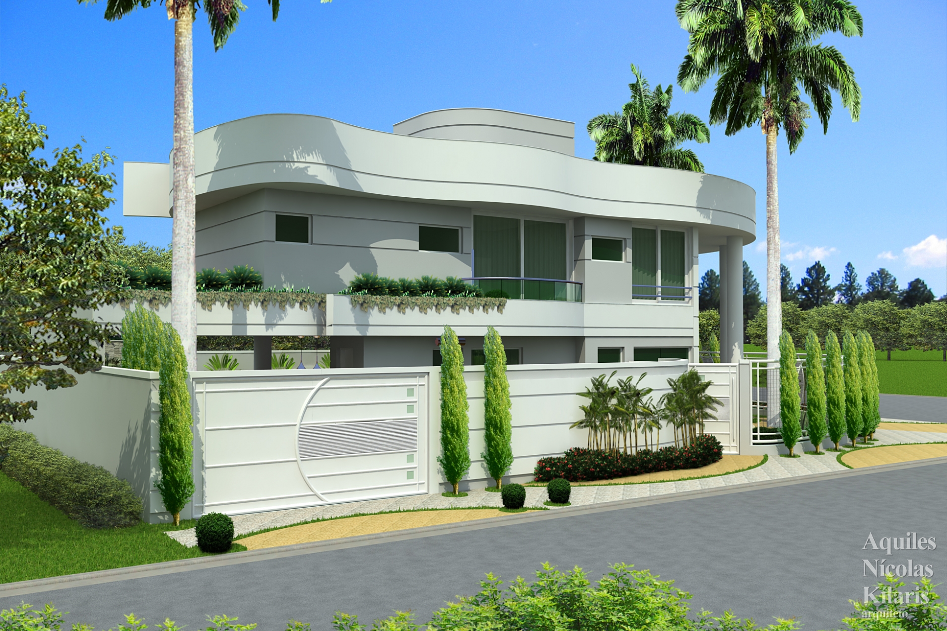 Arquiteto - Aquiles NÃ­colas KÃ­laris - Residential Projects - Projeto SÃ£o Gotardo - MG