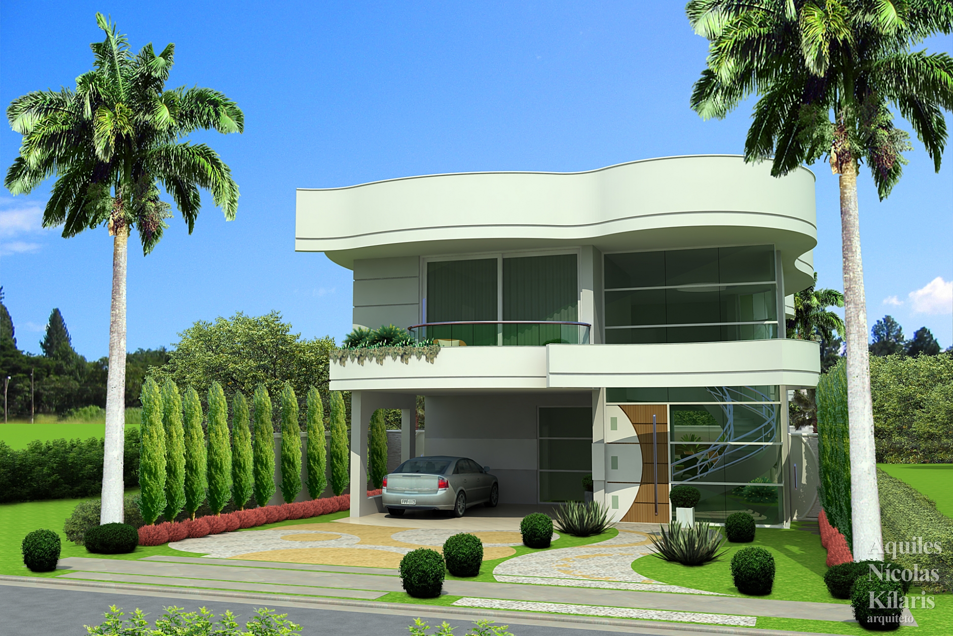 Arquiteto - Aquiles NÃ­colas KÃ­laris - Residential Projects - Projeto Serra - ES