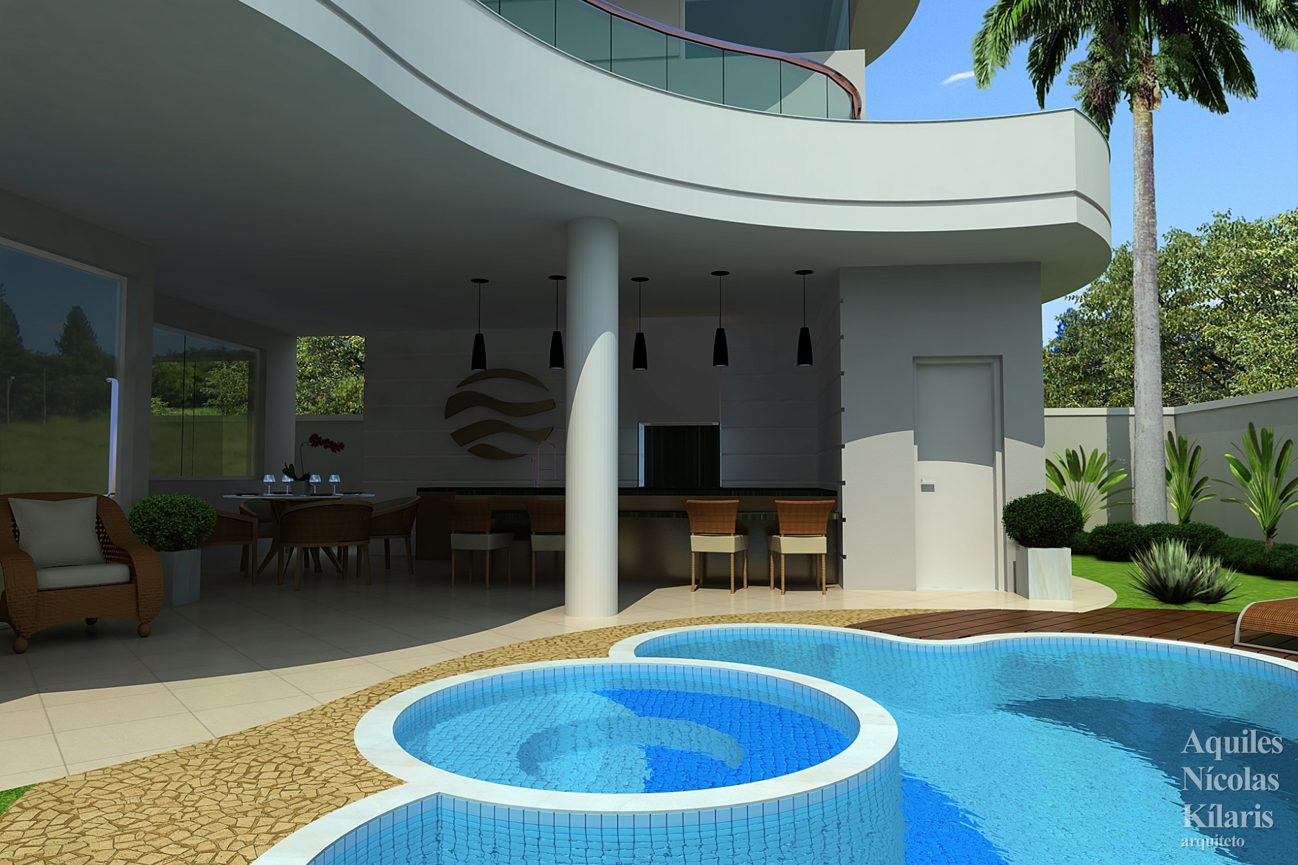 Arquiteto - Aquiles NÃ­colas KÃ­laris - Residential Projects - Projeto Serra - ES