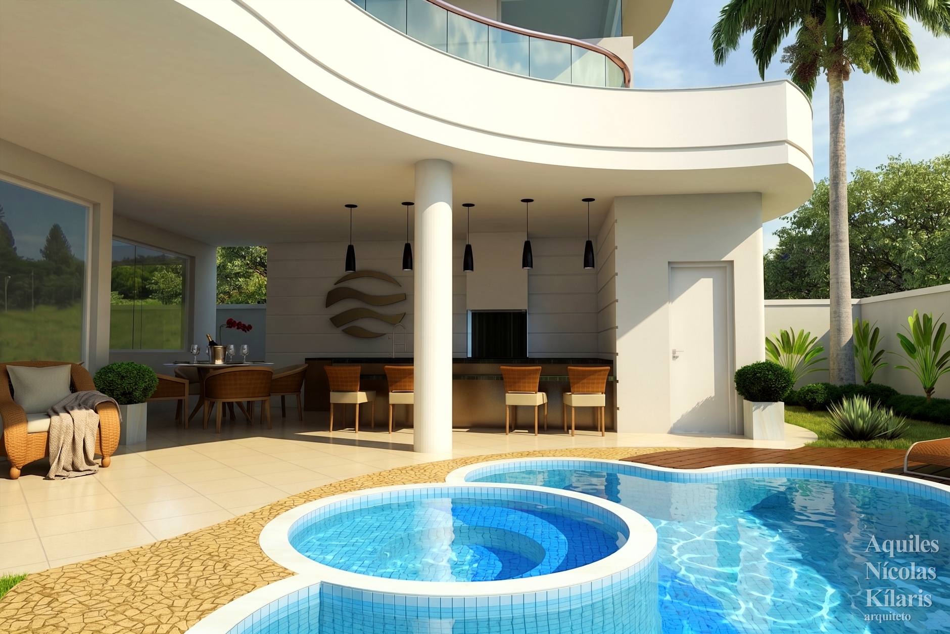 Arquiteto - Aquiles NÃ­colas KÃ­laris - Residential Projects - Projeto Serra - ES