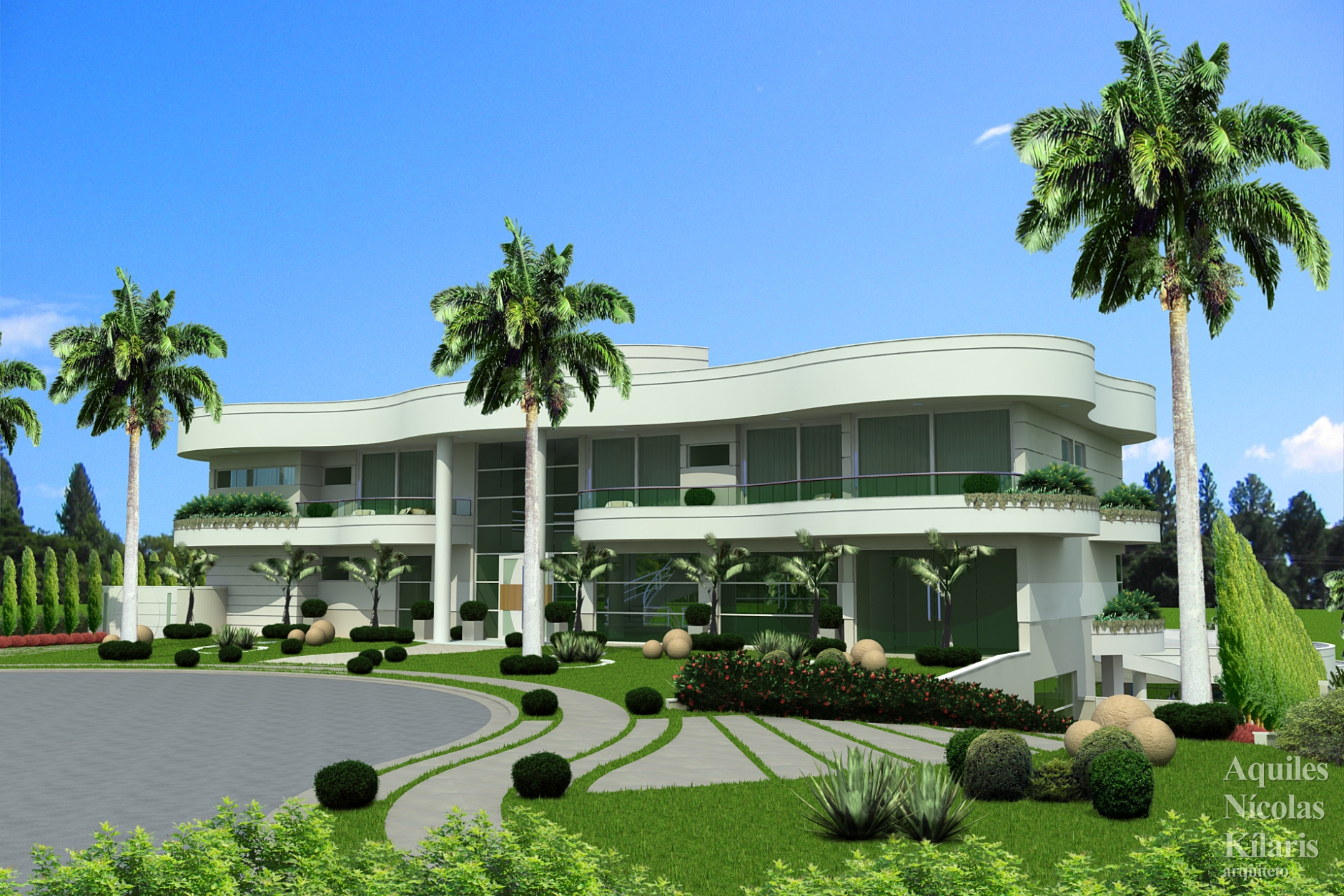 Arquiteto - Aquiles NÃ­colas KÃ­laris - Residential Projects - Projeto Vila Velha - ES