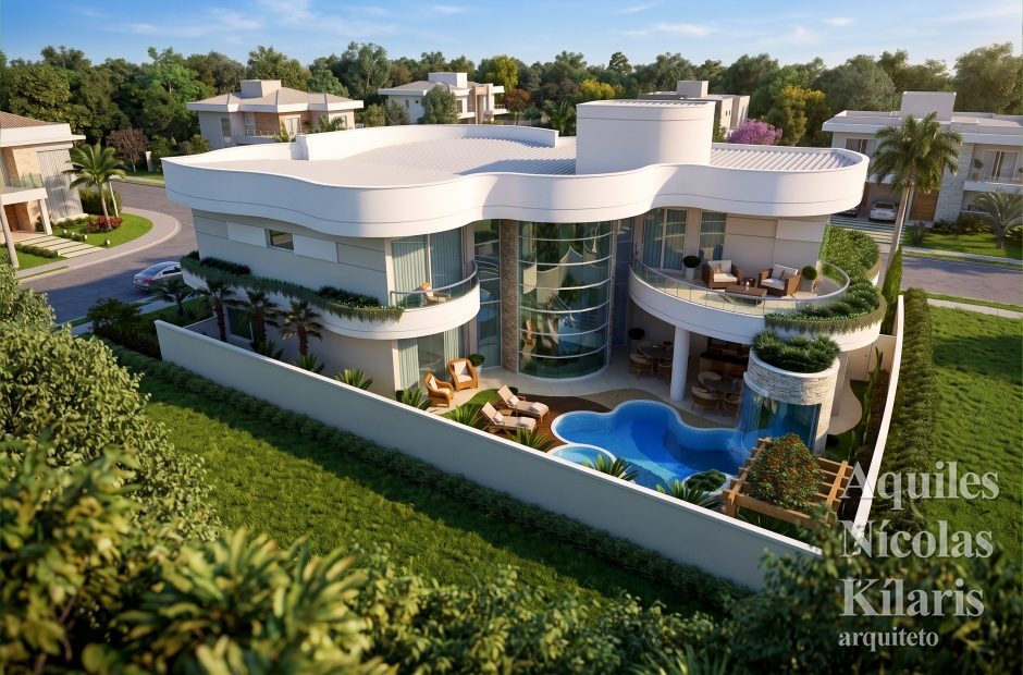 Arquiteto - Aquiles NÃ­colas KÃ­laris - Residential Projects -  Projeto C dos Goytacazes - RJ