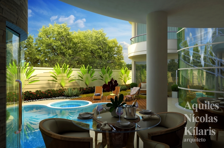 Arquiteto - Aquiles NÃ­colas KÃ­laris - Residential Projects -  Projeto C dos Goytacazes - RJ