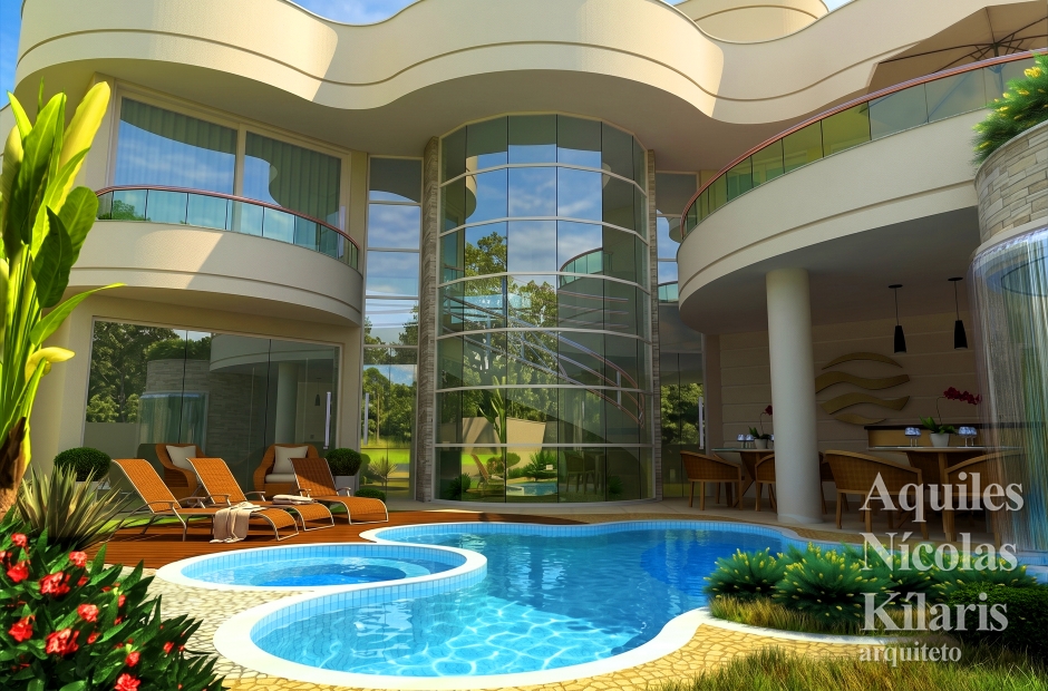 Arquiteto - Aquiles NÃ­colas KÃ­laris - Residential Projects -  Projeto C dos Goytacazes - RJ
