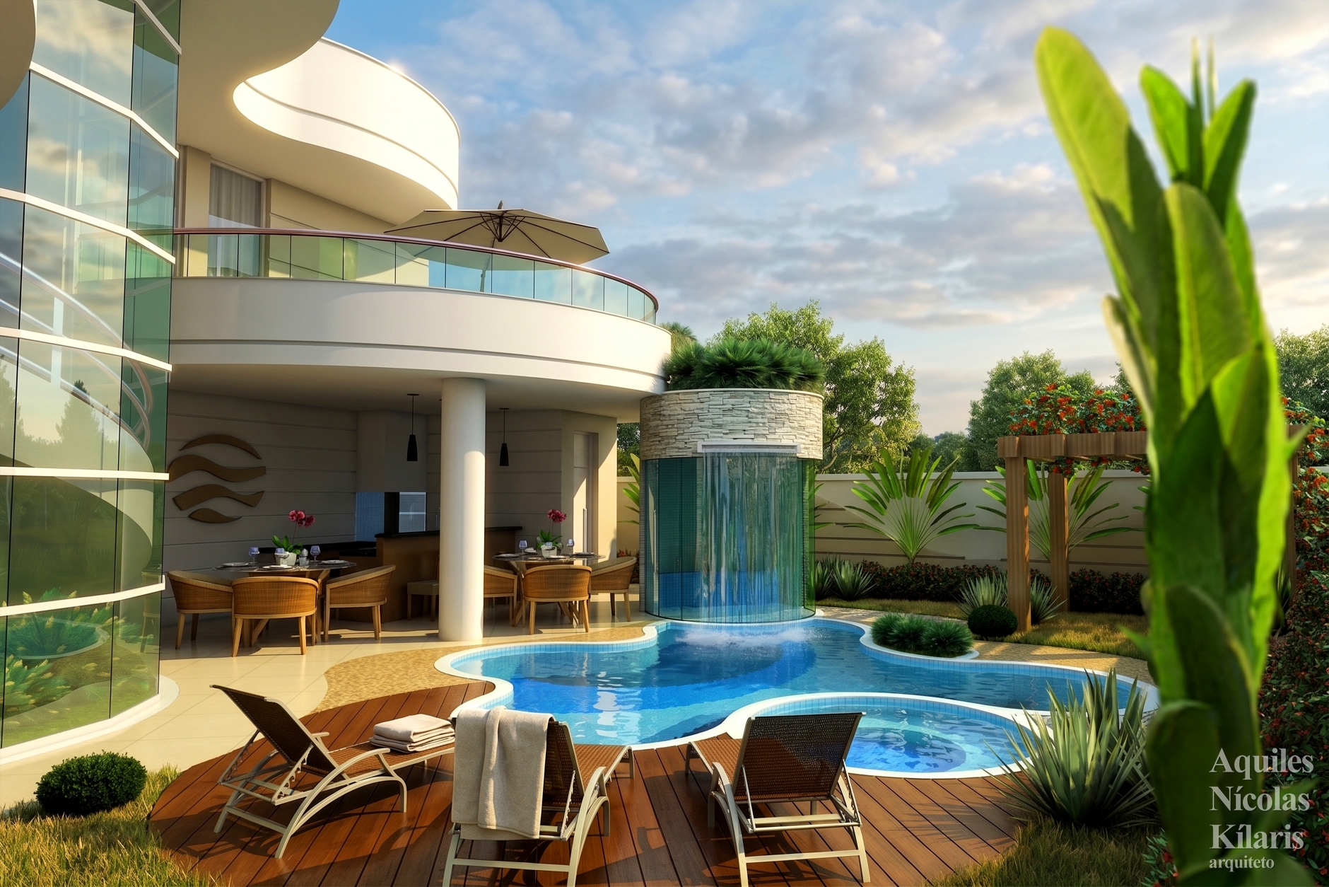 Arquiteto - Aquiles NÃ­colas KÃ­laris - Residential Projects -  Projeto C dos Goytacazes - RJ