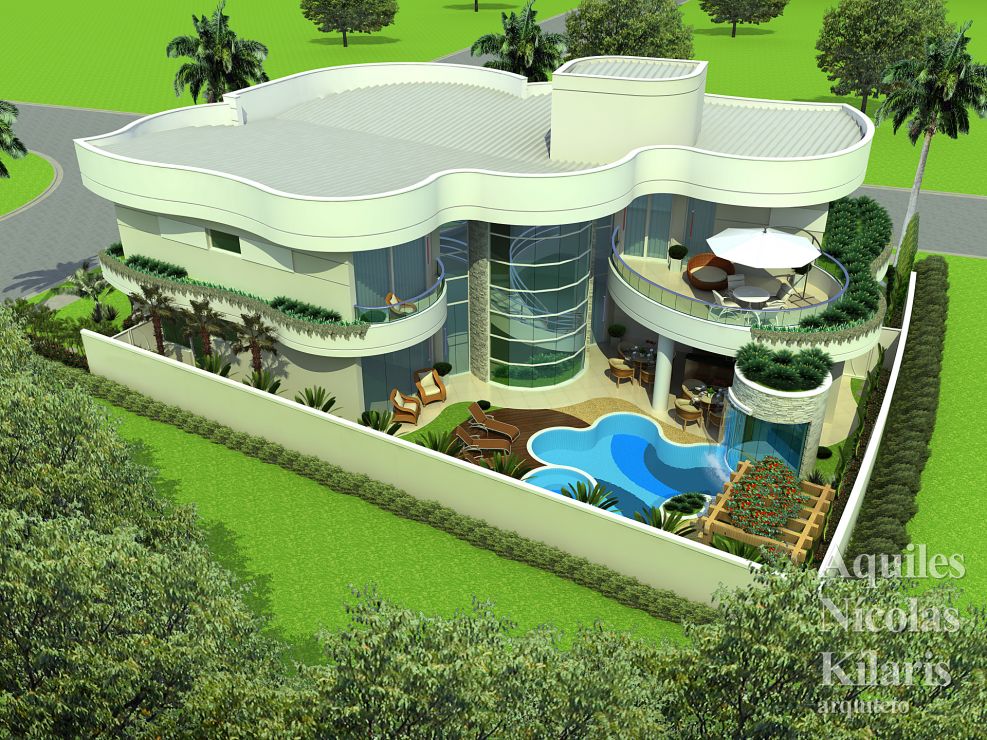 Arquiteto - Aquiles NÃ­colas KÃ­laris - Residential Projects -  Projeto C dos Goytacazes - RJ 1