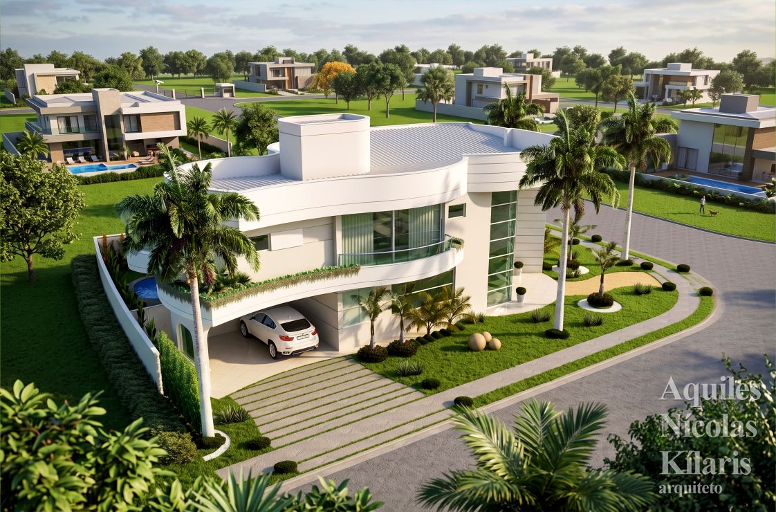 Arquiteto - Aquiles NÃ­colas KÃ­laris - Residential Projects -  Projeto C dos Goytacazes - RJ