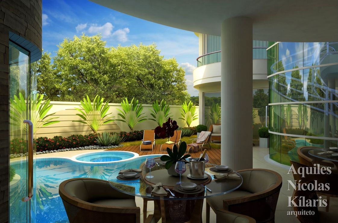 Arquiteto - Aquiles NÃ­colas KÃ­laris - Residential Projects -  Projeto C dos Goytacazes - RJ