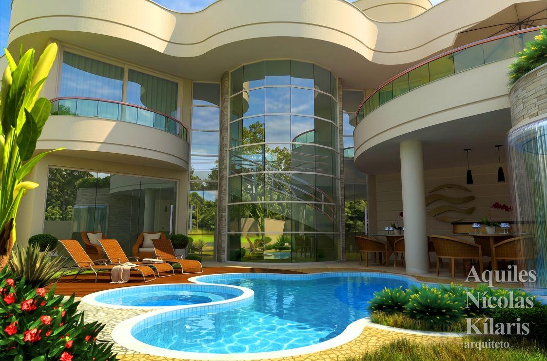 Arquiteto - Aquiles NÃ­colas KÃ­laris - Residential Projects -  Projeto C dos Goytacazes - RJ