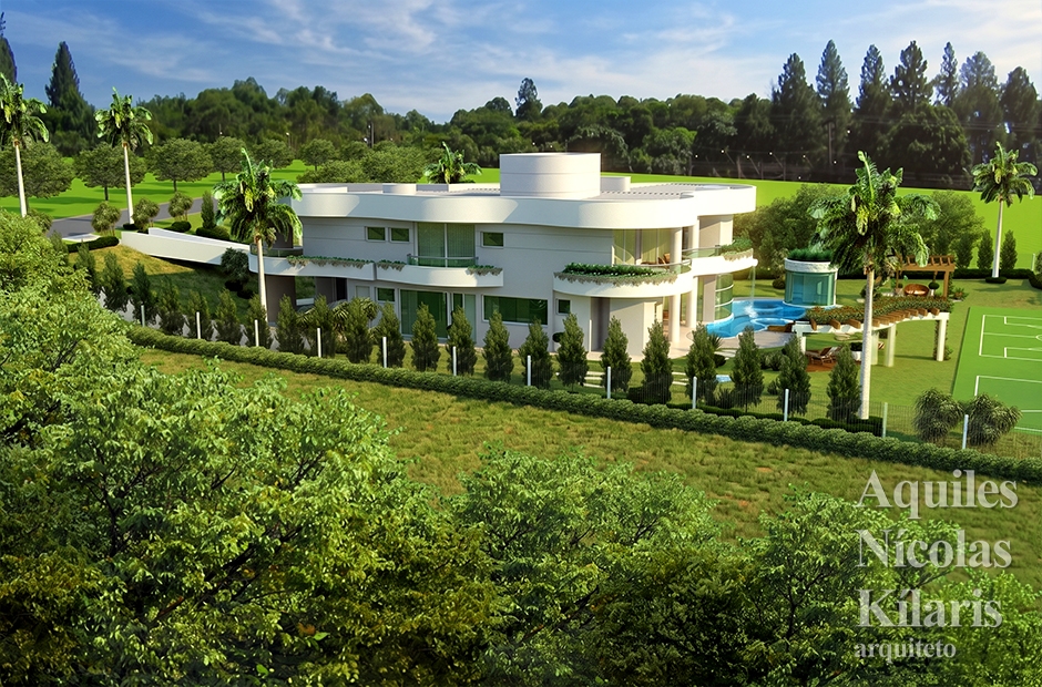 Arquiteto - Aquiles NÃ­colas KÃ­laris - Projetos Residenciais - Projeto BraganÃ§a Paulista - SP