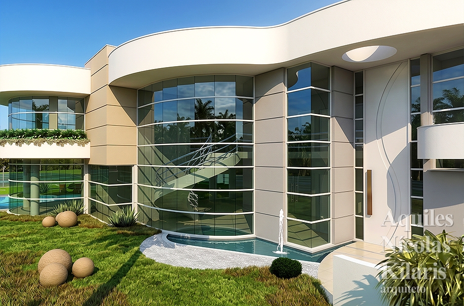 Arquiteto - Aquiles NÃ­colas KÃ­laris - Projetos Residenciais - Projeto BraganÃ§a Paulista - SP