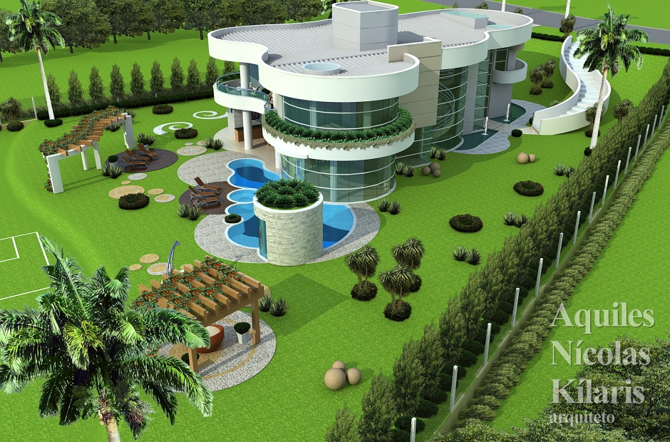 Arquiteto - Aquiles NÃ­colas KÃ­laris - Projetos Residenciais - Projeto BraganÃ§a Paulista - SP