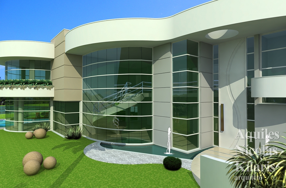 Arquiteto - Aquiles NÃ­colas KÃ­laris - Projetos Residenciais - Projeto BraganÃ§a Paulista - SP