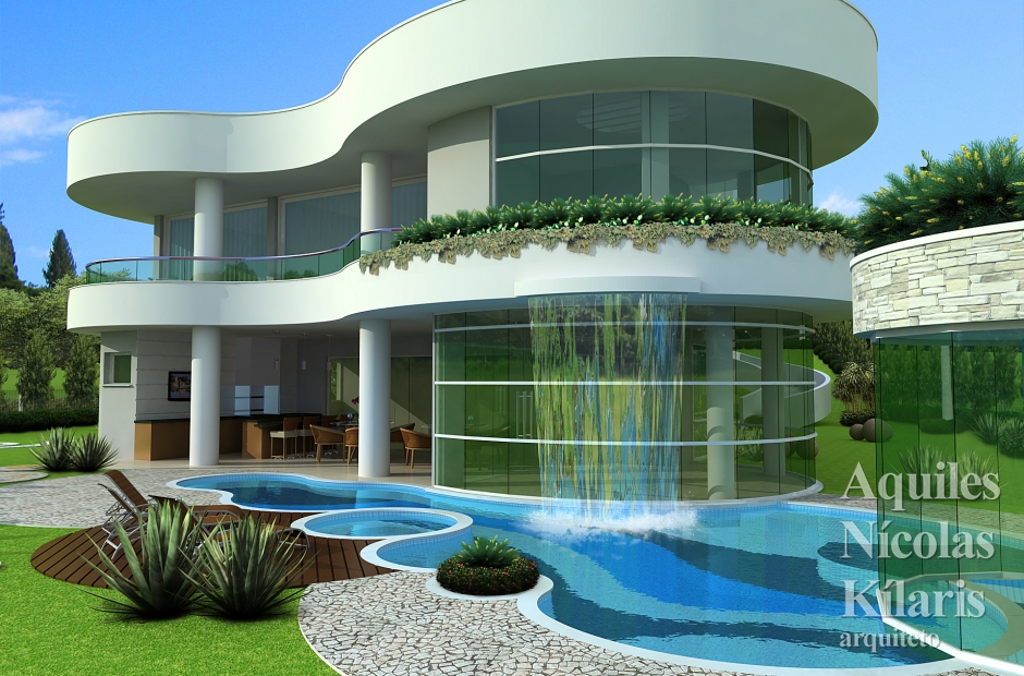 Arquiteto - Aquiles NÃ­colas KÃ­laris - Projetos Residenciais - Projeto BraganÃ§a Paulista - SP