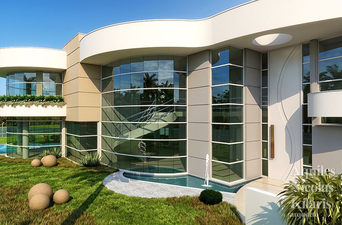 Arquiteto - Aquiles NÃ­colas KÃ­laris - Projetos Residenciais - Projeto BraganÃ§a Paulista - SP