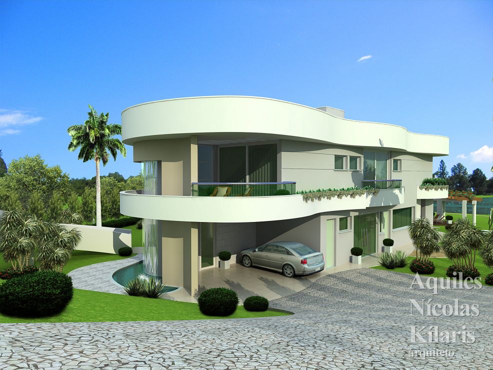 Arquiteto - Aquiles NÃ­colas KÃ­laris - Projetos Residenciais - Projeto BraganÃ§a Paulista - SP