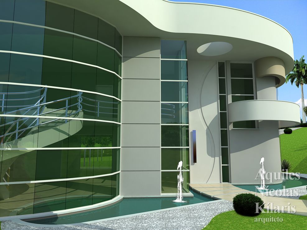 Arquiteto - Aquiles NÃ­colas KÃ­laris - Projetos Residenciais - Projeto BraganÃ§a Paulista - SP