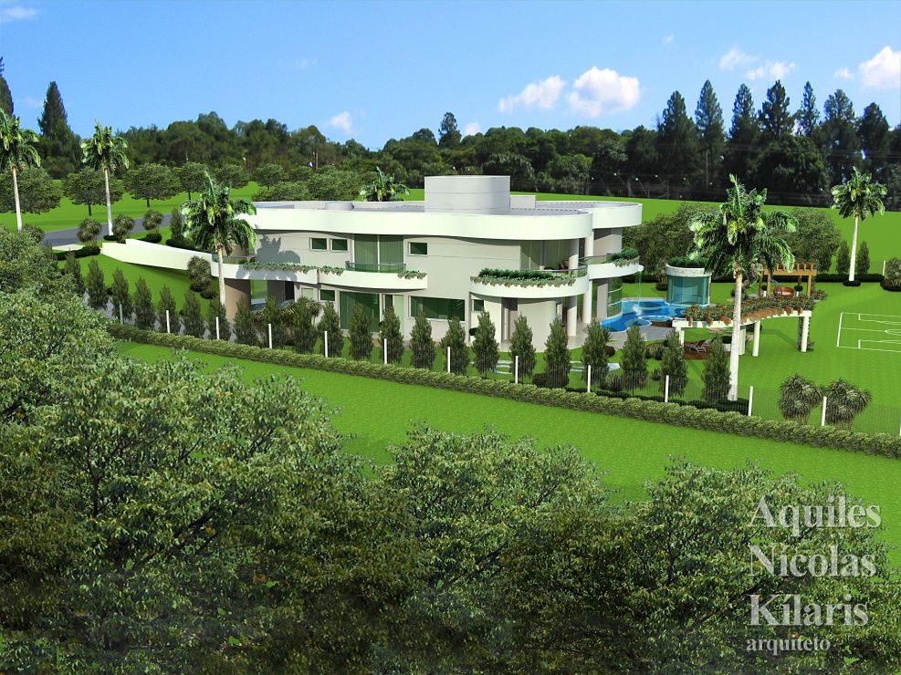 Arquiteto - Aquiles NÃ­colas KÃ­laris - Projetos Residenciais - Projeto BraganÃ§a Paulista - SP