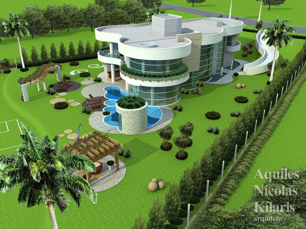 Arquiteto - Aquiles NÃ­colas KÃ­laris - Projetos Residenciais - Projeto BraganÃ§a Paulista - SP