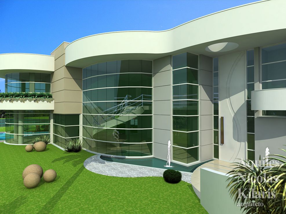 Arquiteto - Aquiles NÃ­colas KÃ­laris - Projetos Residenciais - Projeto BraganÃ§a Paulista - SP