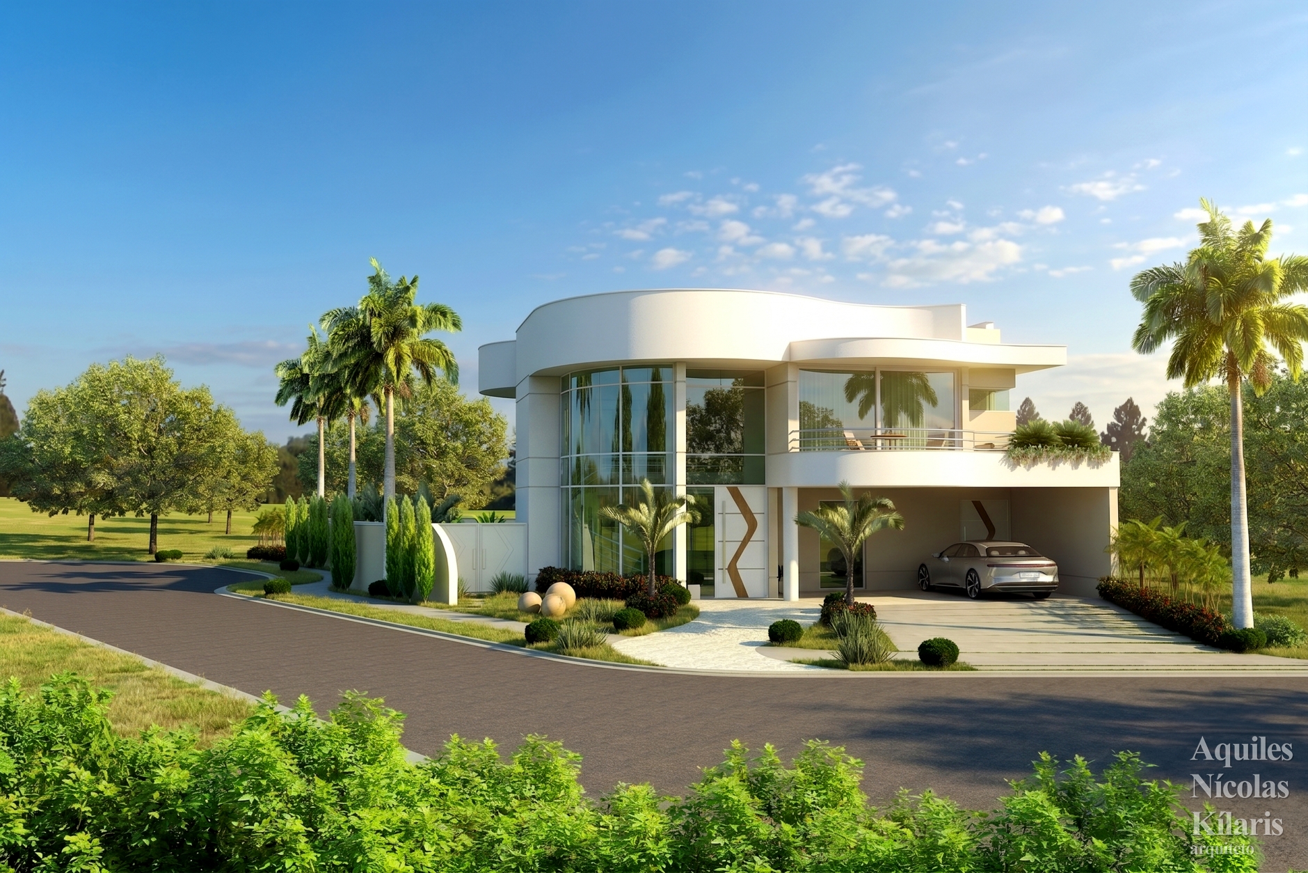 Arquiteto - Aquiles NÃ­colas KÃ­laris - Residential Projects - Projeto Pirassununga - SP
