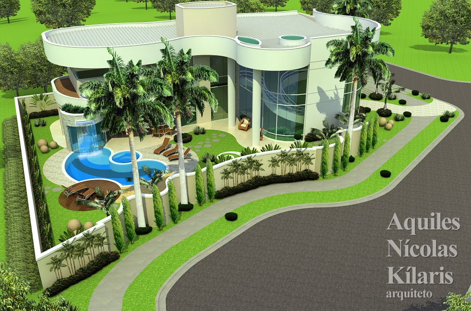 Arquiteto - Aquiles NÃ­colas KÃ­laris - Residential Projects - Projeto Pirassununga - SP