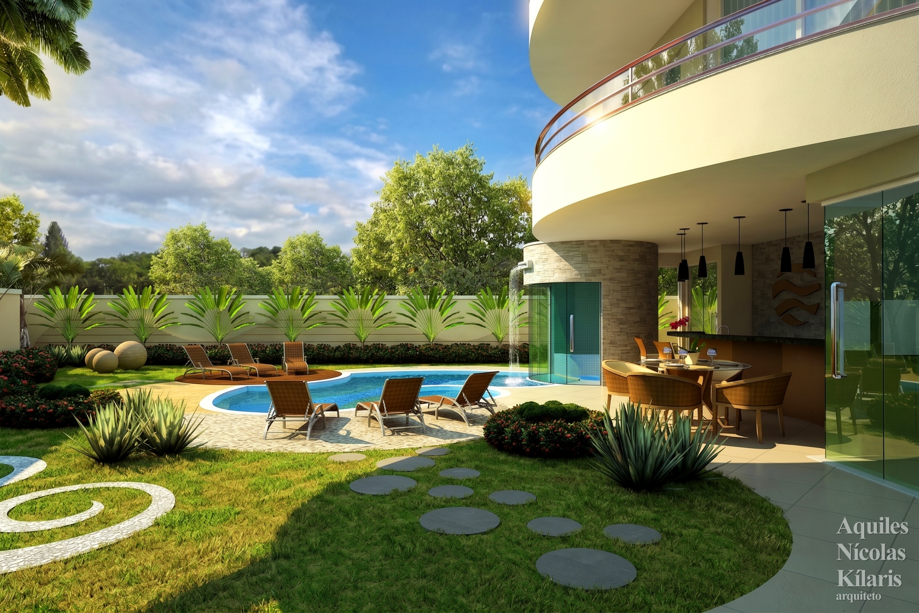 Arquiteto - Aquiles NÃ­colas KÃ­laris - Residential Projects - Projeto Pirassununga - SP