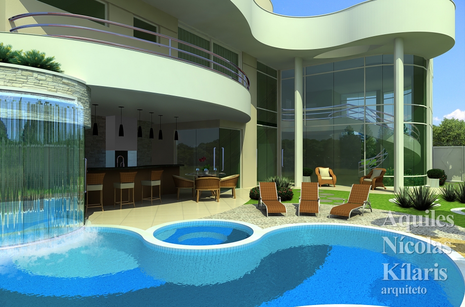 Arquiteto - Aquiles NÃ­colas KÃ­laris - Residential Projects - Projeto Pirassununga - SP